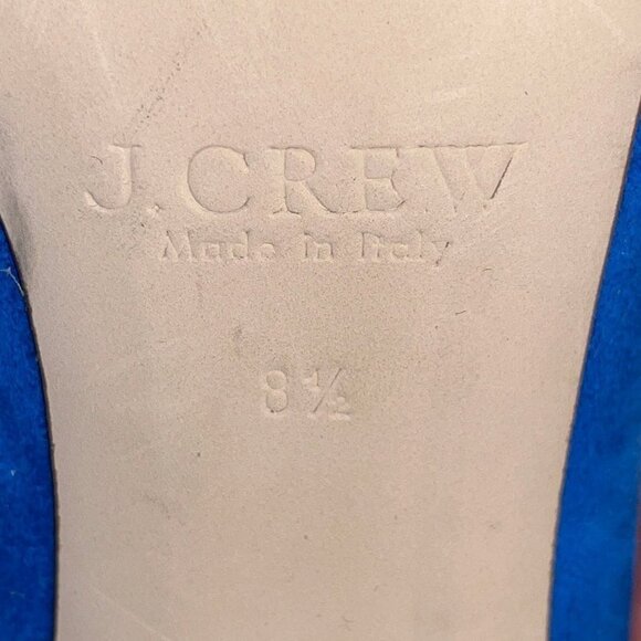 J.CREW Everly Suede Metallic-Trim Stilettos - Picture 5 of 10